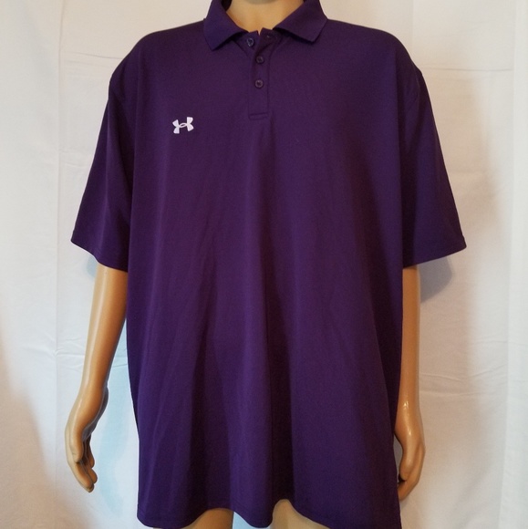 under armour purple polo shirts